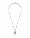 Philipp Plein Plein Icon Chain Necklace Man Necklace Silver Size Onesize Stainless Steel In Silver