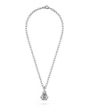 Philipp Plein Plein Icon Chain Necklace Man Necklace Silver Size Onesize Stainless Steel In Silver