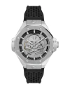 Philipp Plein Plein $keleton Royal Automatic Watch In Silver
