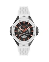 Philipp Plein Plein $keleton Royal Automatic Watch In Black/white