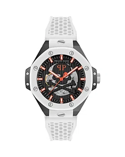 Philipp Plein Plein $keleton Royal Automatic Watch In Black/white