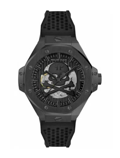 Pre-owned Philipp Plein Plein $keleton Royal Watch In Black