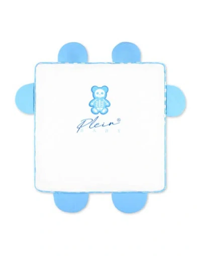 Philipp Plein Plein Kids Baby Blanket D In Blue