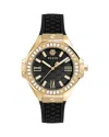 Philipp Plein Crystal-embellished Bezel 39mm In Black