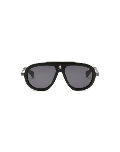Philipp Plein Plein Legacy Sunglasses Men In Black/black