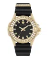 Philipp Plein Plein Majesty Crystal Watch In Black