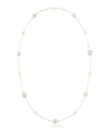 Philipp Plein Plein Mini Logo Crystal Cable Chain Necklace