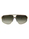 Philipp Plein Aviator-frame Titanium Sunglasses In Gold