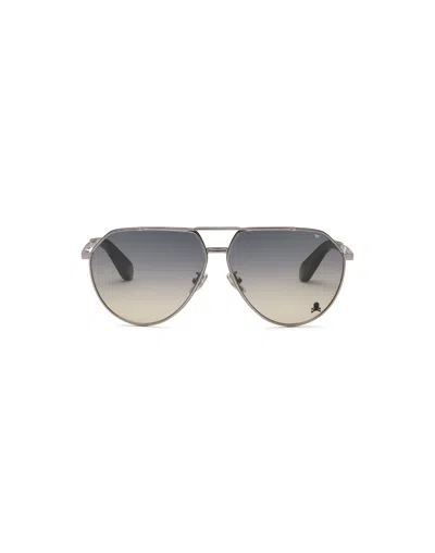 Philipp Plein Plein Signature Sunglasses In White