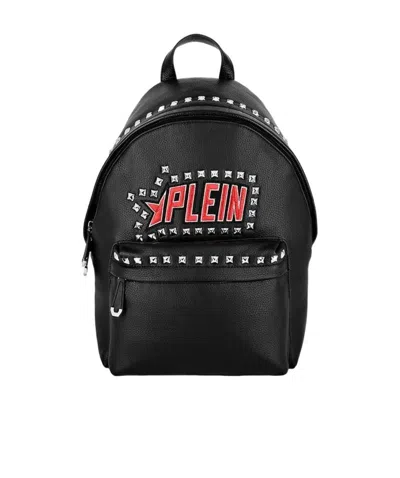 Philipp Plein Plein Star Studded Backpack In Black