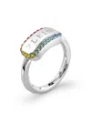Philipp Plein Plein Tag Ring In Silber