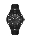 Philipp Plein Plein Underdog Silicone Watch In Black/black