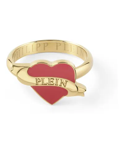 Philipp Plein Plein Valentine Ring In Gold