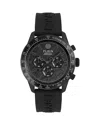 Philipp Plein Chronograph Quartz Movement Watch With Ip Black Case In Black