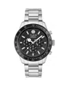 Philipp Plein Superlative Chrono 44mm In Black/silver