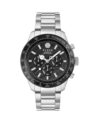 PHILIPP PLEIN PLEINMETER CHRONOGRAPH WATCH, 44MM