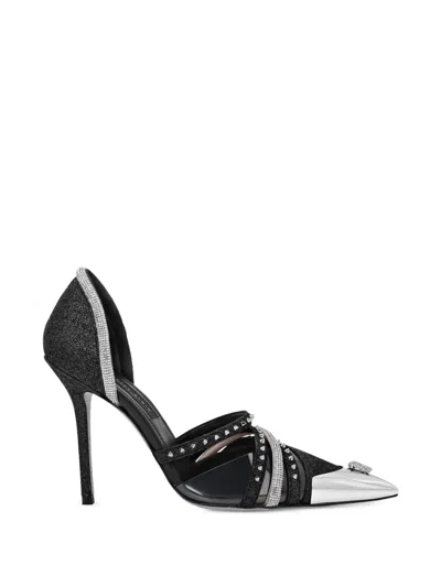 Philipp Plein Pointed-toe Pumps In Multi