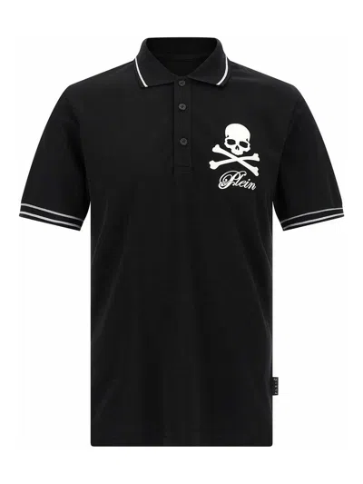 Philipp Plein Polo Shirt In Black