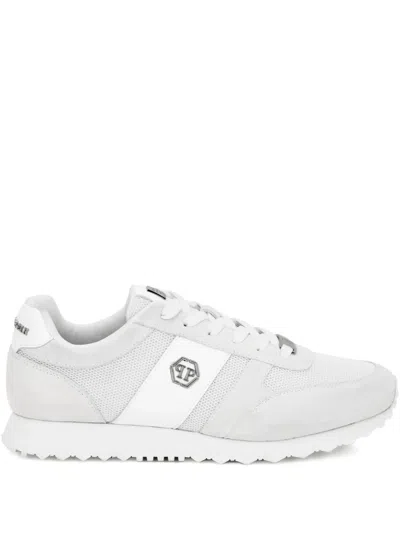 Philipp Plein Portofino Runner Hexagon Low-top Sneakers In White