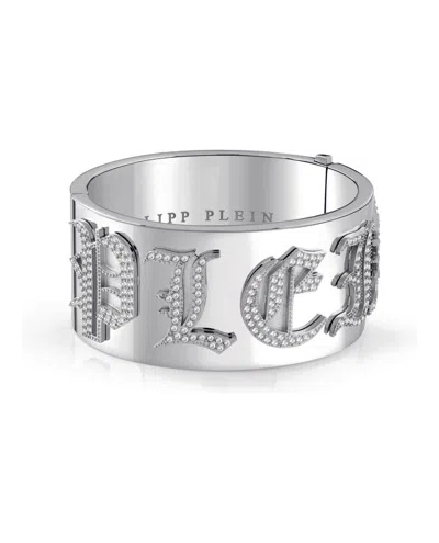 Philipp Plein Pp Lady Gothic Crystal Bangle Bracelet Woman Bracelet Silver Size Onesize Stainless St