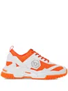 Philipp Plein Predator Sneakers In Orange