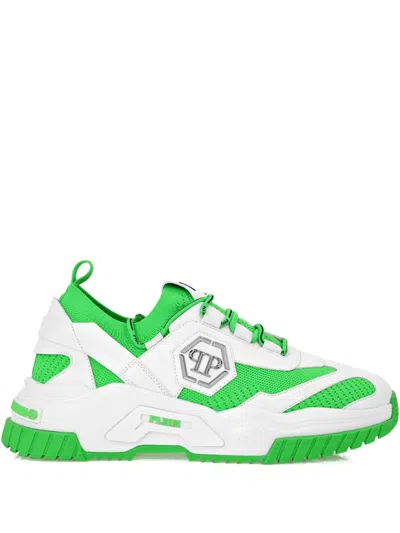 Philipp Plein Predator Sneakers In Green