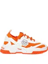 Philipp Plein Predator Sneakers In Orange