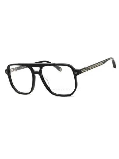 Philipp Plein Premium Aviator Eyeglasses - Unisex In Black