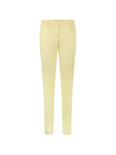 Philipp Plein Pressed-crease Trousers In Yellow