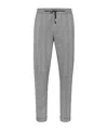 Philipp Plein Prince Of Wales-check Trousers In Gray