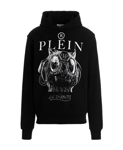 Philipp Plein Print Sweater In Black