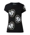 Philipp Plein Print T-shirt In Black