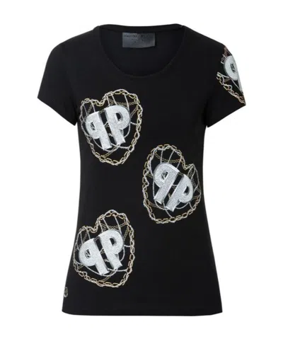 Philipp Plein Print T-shirt In Black