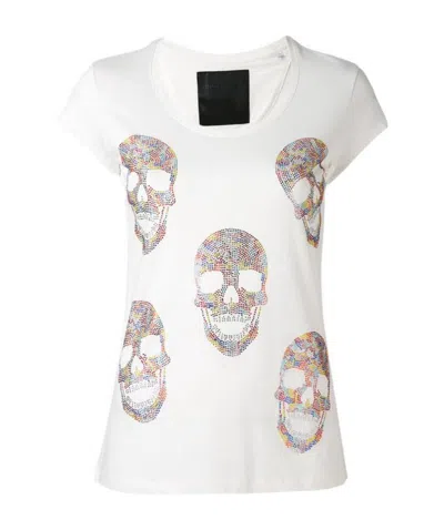 Philipp Plein Print T-shirt In White