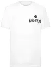 Philipp Plein Skull Crystal-embellished T-shirt In Weiss