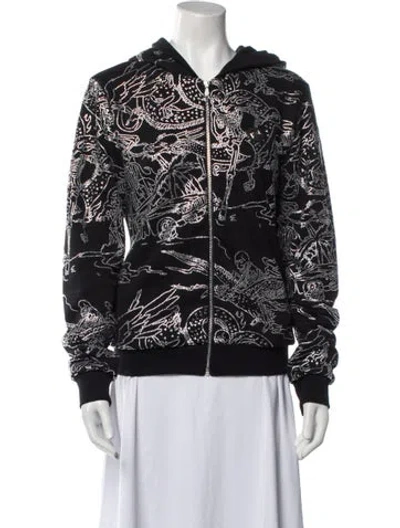 Pre-owned Philipp Plein Printed Evening Jacket In Black