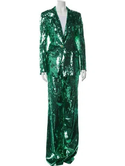 Pre-owned Philipp Plein Printed Pant Set W/ Tags In Green