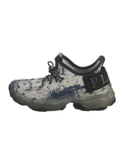 Pre-owned Philipp Plein Printed Sneakers In Multi