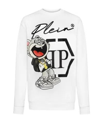 Philipp Plein Printed Sweater In White