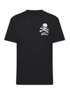 Philipp Plein Crew Neck T-shirt With Print In Black