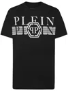 Philipp Plein Man T-shirt Black Size L Cotton In Black
