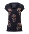 Philipp Plein Printed T-shirt In Black