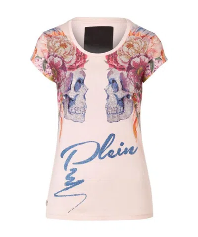 Philipp Plein Printed T-shirt In Pink