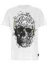 Philipp Plein Coursive T-shirt In White