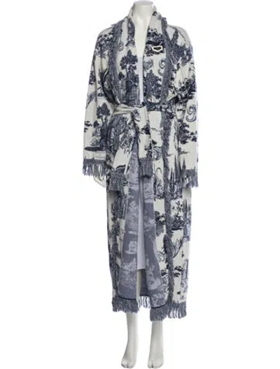 Pre-owned Philipp Plein Printed Trench Coat In Multi