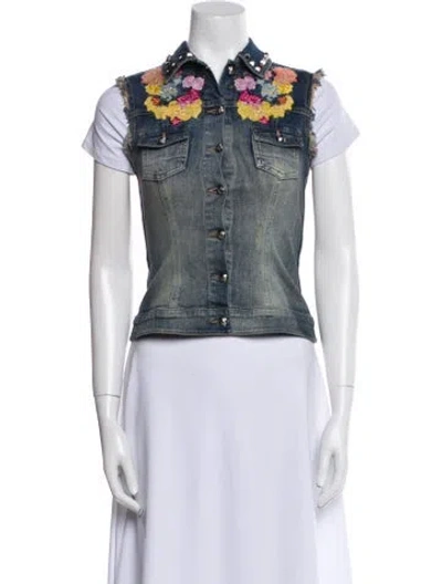 Pre-owned Philipp Plein Printed Vest W/ Tags In Multi