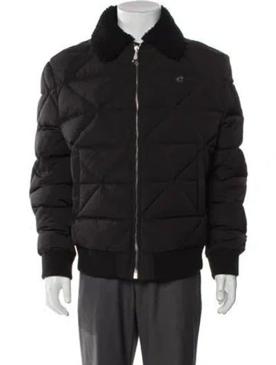 Pre-owned Philipp Plein Puffer Coat W/ Tags In Black