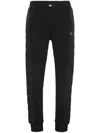 Philipp Plein Puffered Jogging Pants In Black