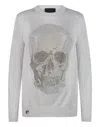 Philipp Plein Pullover Polo-neck Ls Skull In Multi