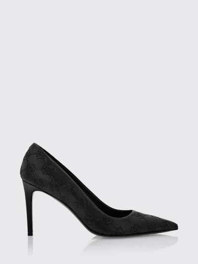 Philipp Plein Mid Heel Pumps Monogram Strass Women In Black